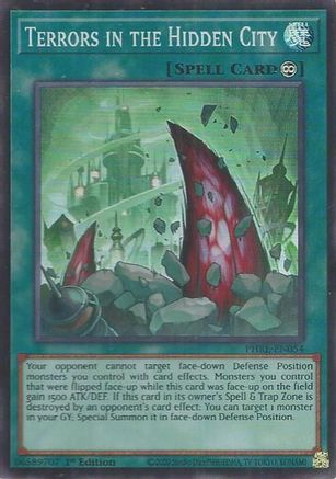 Terrors in the Hidden City [PHRE-EN054] Super Rare - Phantom Revenge - Card Brawlers | Quebec | Canada |