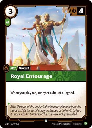 Royal Entourage (039/221) - Spiritforged Foil - Spiritforged - Card Brawlers | Quebec | Canada |