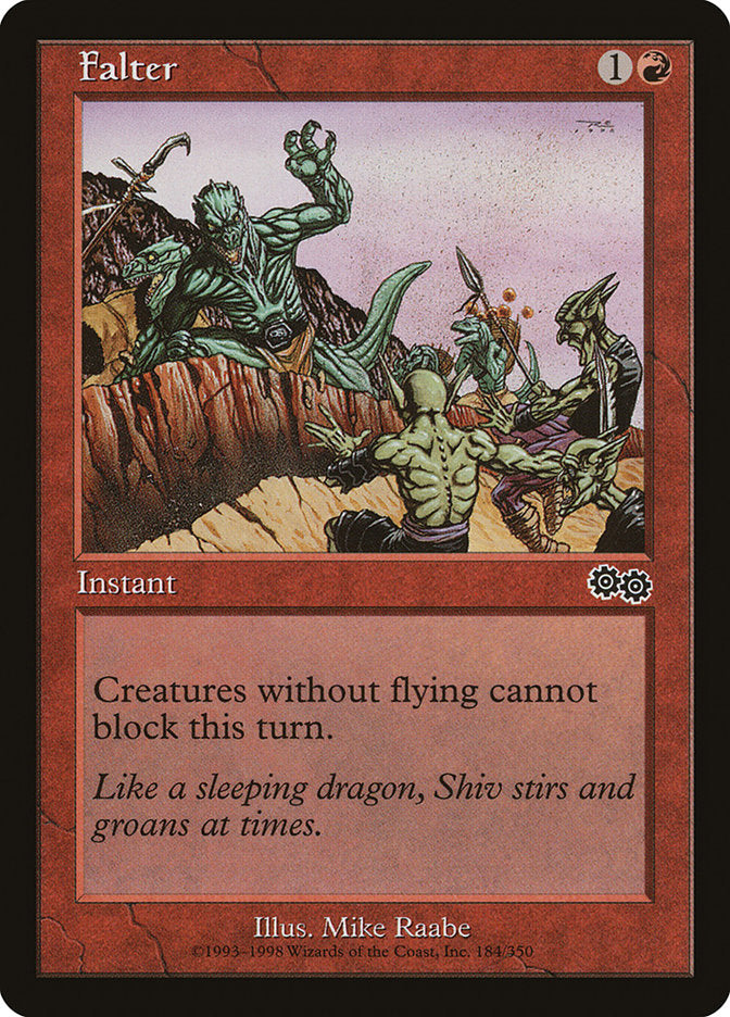 Falter [Urza's Saga] - Magic: The Gathering - Card Brawlers | Quebec | Canada |