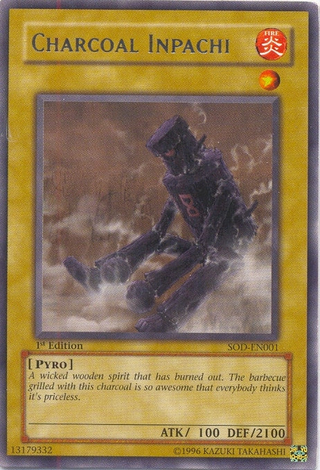 Charcoal Inpachi [SOD-EN001] Rare - Yu-Gi-Oh! - Card Brawlers | Quebec | Canada |