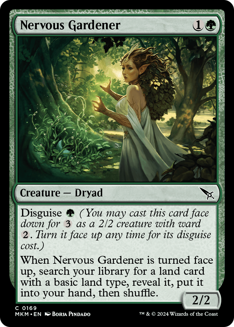 Nervous Gardener [Murders at Karlov Manor] - Magic: The Gathering - Card Brawlers | Quebec | Canada |