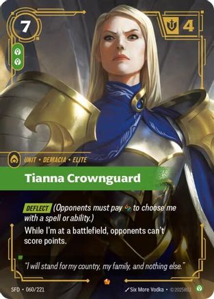 Tianna Crownguard (060/221) - Spiritforged Foil - Spiritforged - Card Brawlers | Quebec | Canada |