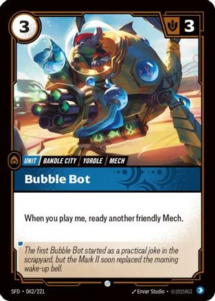 Bubble Bot (062/221) - Spiritforged Foil - Spiritforged - Card Brawlers | Quebec | Canada |