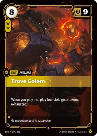 Trove Golem (174/221) - Spiritforged Foil - Spiritforged - Card Brawlers | Quebec | Canada |