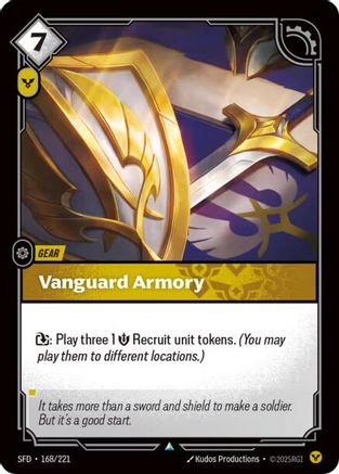 Vanguard Armory (168/221) - Spiritforged Foil - Spiritforged - Card Brawlers | Quebec | Canada |