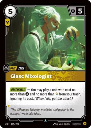 Glasc Mixologist (165/221) - Spiritforged Foil - Spiritforged - Card Brawlers | Quebec | Canada |