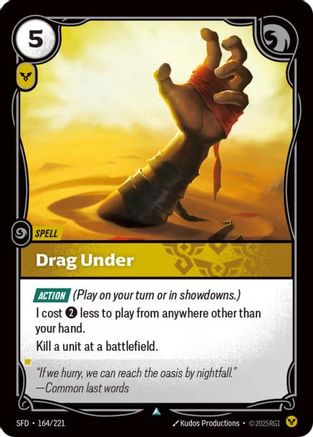 Drag Under (164/221) - Spiritforged Foil - Spiritforged - Card Brawlers | Quebec | Canada |