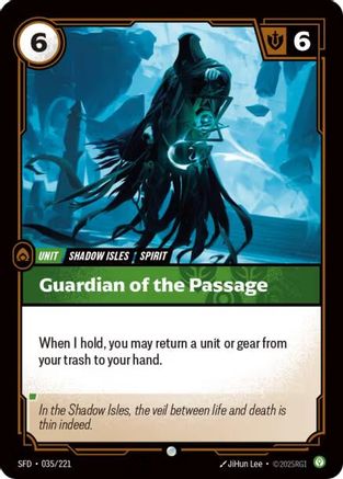 Guardian of the Passage (035/221) - Spiritforged - Spiritforged - Card Brawlers | Quebec | Canada |
