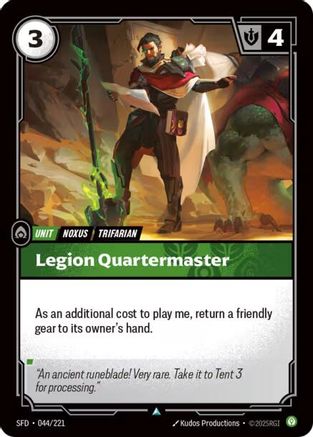 Legion Quartermaster (044/221) - Spiritforged Foil - Spiritforged - Card Brawlers | Quebec | Canada |