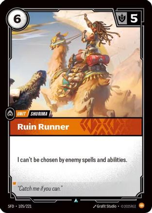 Ruin Runner (105/221) - Spiritforged Foil - Spiritforged - Card Brawlers | Quebec | Canada |