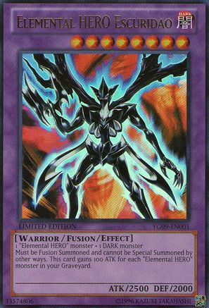 Elemental HERO Escuridao (YG09-EN001) Ultra Rare