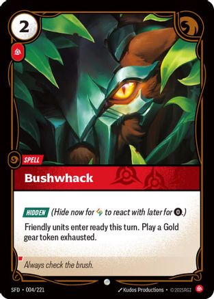 Bushwack (004/221) - Spiritforged Foil - Spiritforged - Card Brawlers | Quebec | Canada |