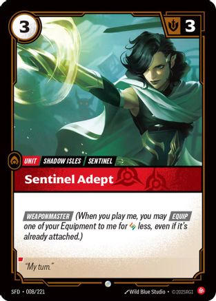 Sentinel Adept (008/221) - Spiritforged Foil - Spiritforged - Card Brawlers | Quebec | Canada |