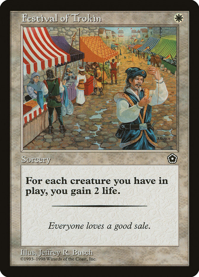 Festival of Trokin [Portal Second Age] - Magic: The Gathering - Card Brawlers | Quebec | Canada |