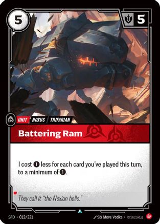 Battering Ram (012/221) - Spiritforged - Spiritforged - Card Brawlers | Quebec | Canada |