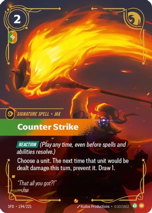 Counter Strike (194/221) - Spiritforged Foil - Spiritforged - Card Brawlers | Quebec | Canada |
