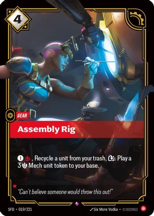 Assembly Rig (019/221) - Spiritforged Foil - Spiritforged - Card Brawlers | Quebec | Canada |