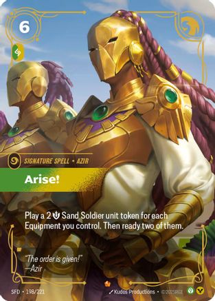Arise! (198/221) - Spiritforged Foil - Spiritforged - Card Brawlers | Quebec | Canada |