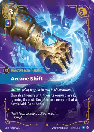 Arcane Shift (200/221) - Spiritforged Foil - Spiritforged - Card Brawlers | Quebec | Canada |