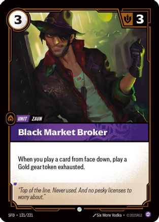 Black Market Broker (121/221) - Spiritforged - Spiritforged - Card Brawlers | Quebec | Canada |