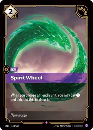 Spirit Wheel (144/221) - Spiritforged Foil - Spiritforged - Card Brawlers | Quebec | Canada |