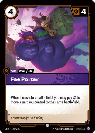 Fae Porter (125/221) - Spiritforged Foil - Spiritforged - Card Brawlers | Quebec | Canada |