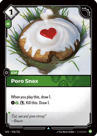 Poro Snax (046/221) - Spiritforged Foil - Spiritforged - Card Brawlers | Quebec | Canada |