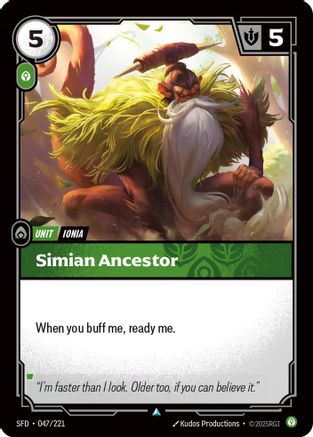 Simian Ancestor (047/221) - Spiritforged - Spiritforged - Card Brawlers | Quebec | Canada |