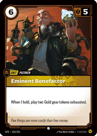 Eminent Benefactor (152/221) - Spiritforged - Spiritforged - Card Brawlers | Quebec | Canada |