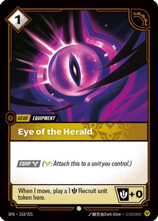 Eye of the Herald (153/221) - Spiritforged Foil - Spiritforged - Card Brawlers | Quebec | Canada |