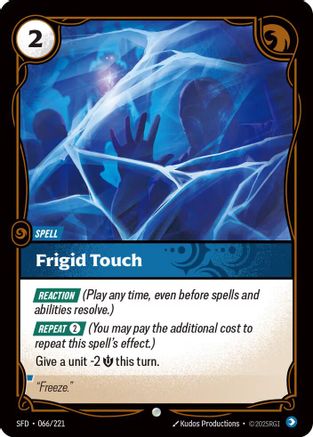 Frigid Touch (066/221) - Spiritforged Foil - Spiritforged - Card Brawlers | Quebec | Canada |