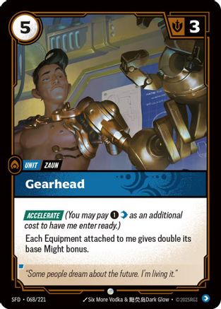 Gearhead (068/221) - Spiritforged - Spiritforged - Card Brawlers | Quebec | Canada |