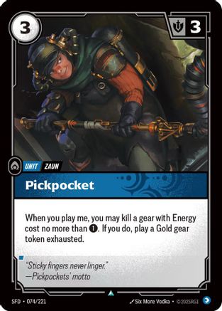 Pickpocket (074/221) - Spiritforged Foil - Spiritforged - Card Brawlers | Quebec | Canada |