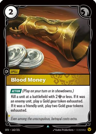 Blood Money (162/221) - Spiritforged - Spiritforged - Card Brawlers | Quebec | Canada |