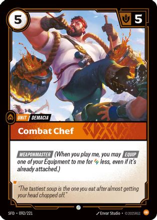 Combat Chef (092/221) - Spiritforged Foil - Spiritforged - Card Brawlers | Quebec | Canada |