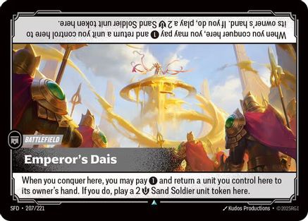 Emperor's Dais (207/221) - Spiritforged Foil - Spiritforged - Card Brawlers | Quebec | Canada |