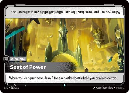 Seat of Power (217/221) - Spiritforged - Spiritforged - Card Brawlers | Quebec | Canada |