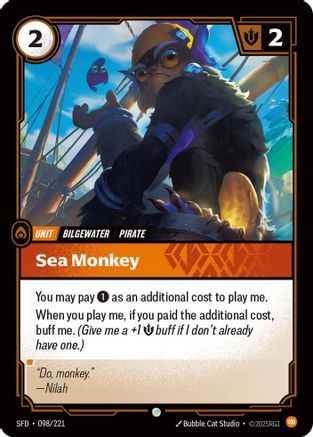Sea Monkey (098/221) - Spiritforged Foil - Spiritforged - Card Brawlers | Quebec | Canada |