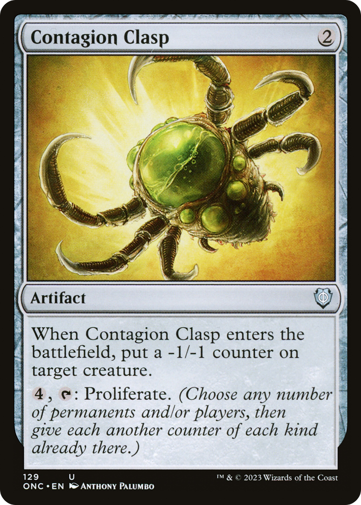 Contagion Clasp [Phyrexia: All Will Be One Commander] - Magic: The Gathering - Card Brawlers | Quebec | Canada |