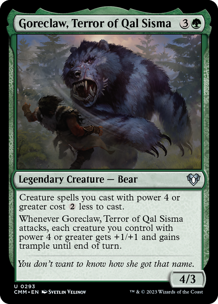 Goreclaw, Terror of Qal Sisma [Commander Masters] - Magic: The Gathering - Card Brawlers | Quebec | Canada |