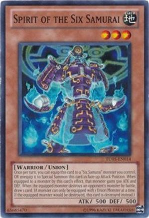 Spirit of the Six Samurai [TU05-EN014] Common - Yu-Gi-Oh! - Card Brawlers | Quebec | Canada |
