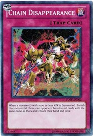 Chain Disappearance [TU06-EN002] Super Rare - Yu-Gi-Oh! - Card Brawlers | Quebec | Canada |