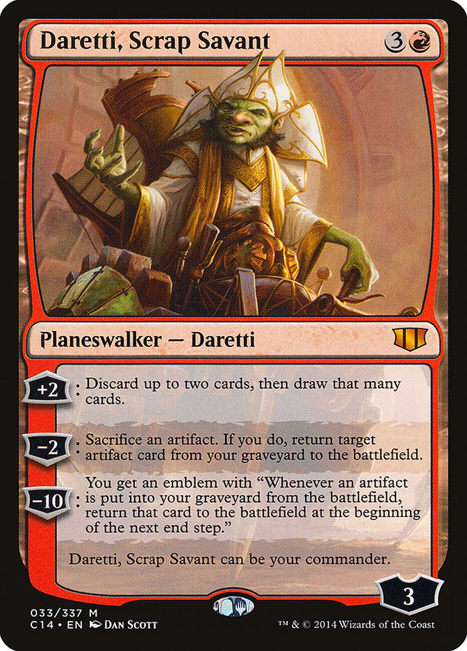 Daretti, Scrap Savant [Commander 2014] - Magic: The Gathering - Card Brawlers | Quebec | Canada |