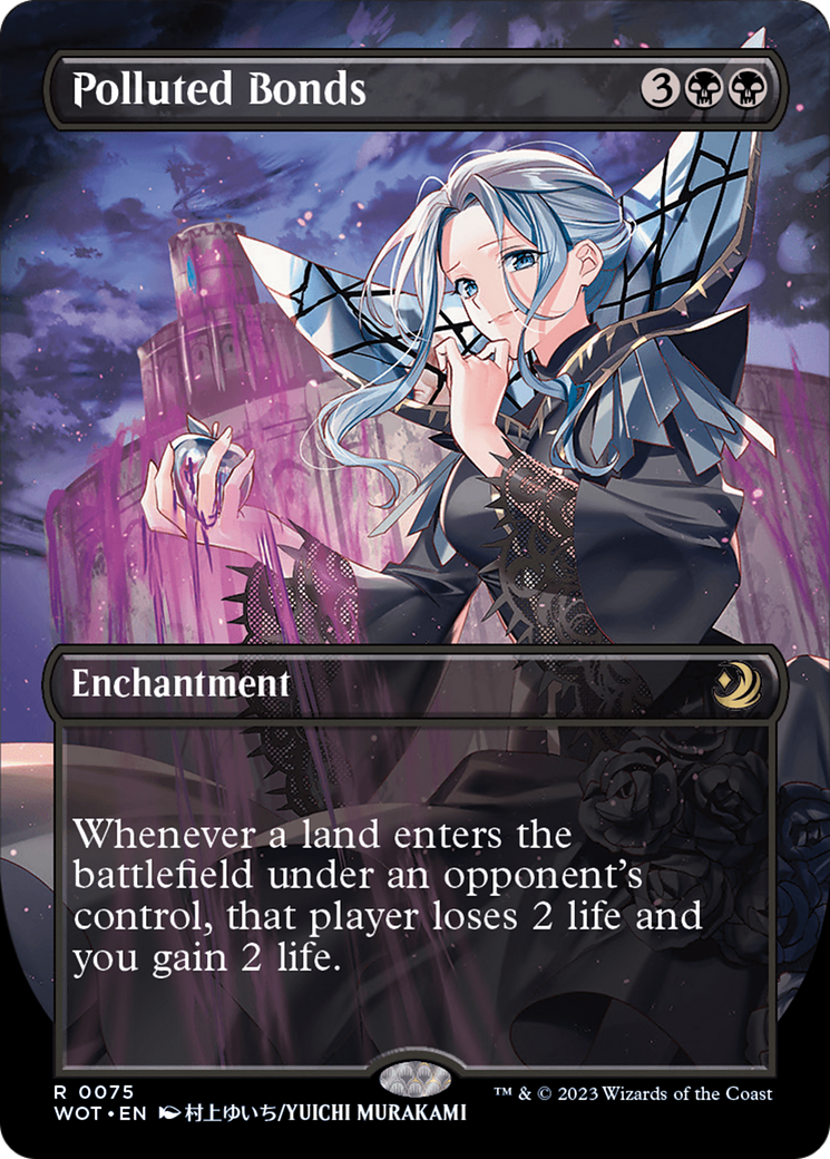 Polluted Bonds (Anime Borderless) [Wilds of Eldraine: Enchanting Tales] - Magic: The Gathering - Card Brawlers | Quebec | Canada |
