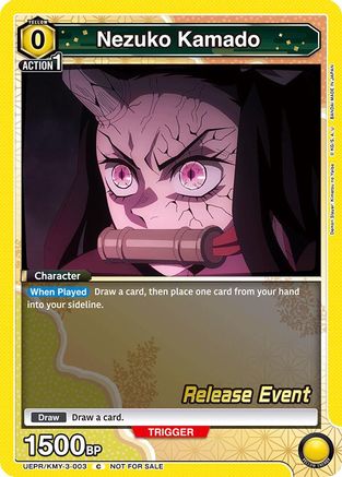 Nezuko Kamado (003) (UEPR/KMY-3-003) - UEX05BT Demon Slayer Kimetsu no Yaiba Vol2 Release Event Cards - UEX05BT: Demon Slayer: Kimetsu no Yaiba Vol.2 Release Event Cards - Card Brawlers | Quebec | Canada |