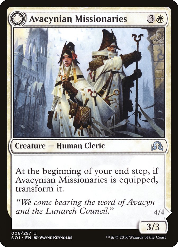 Avacynian Missionaries // Lunarch Inquisitors [Shadows over Innistrad] - Magic: The Gathering - Card Brawlers | Quebec | Canada |