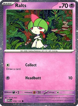 Ralts (Cosmos Holo) (058/null) - Holofoil [Miscellaneous Cards & Products]