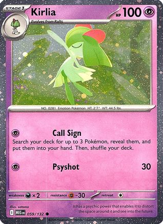Kirlia (Cosmos Holo) (059/null) - Holofoil [Miscellaneous Cards & Products]