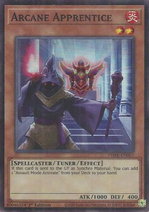Arcane Apprentice [PHRE-EN057] Super Rare - Phantom Revenge - Card Brawlers | Quebec | Canada |