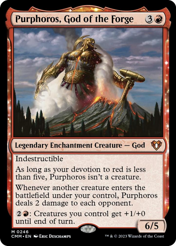 Purphoros, God of the Forge [Commander Masters] - Magic: The Gathering - Card Brawlers | Quebec | Canada |